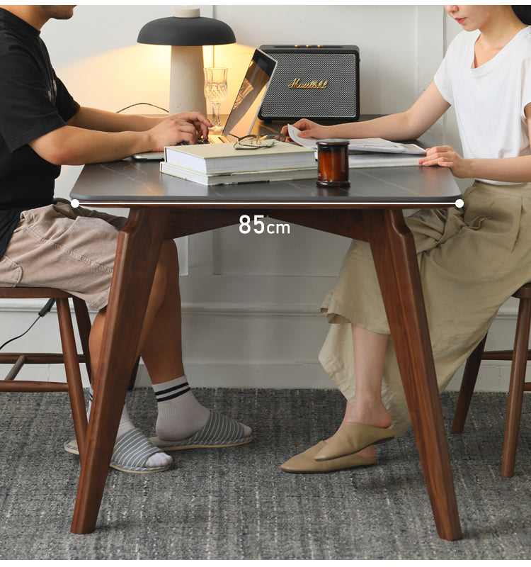 Black Walnut Solid Wood Slate North American Dining Table