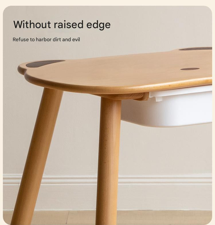 Beech Solid Wood Handmade Kids Table