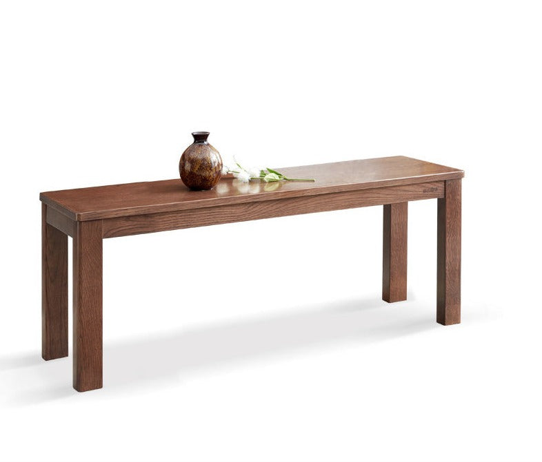 Ash, Oak, Beech, Solid Rubberwood Wide Seat Bench