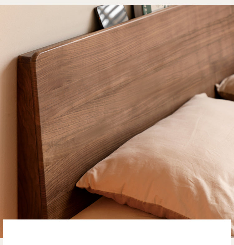 Black Walnut, Oak Suspended Luminous Box Bed