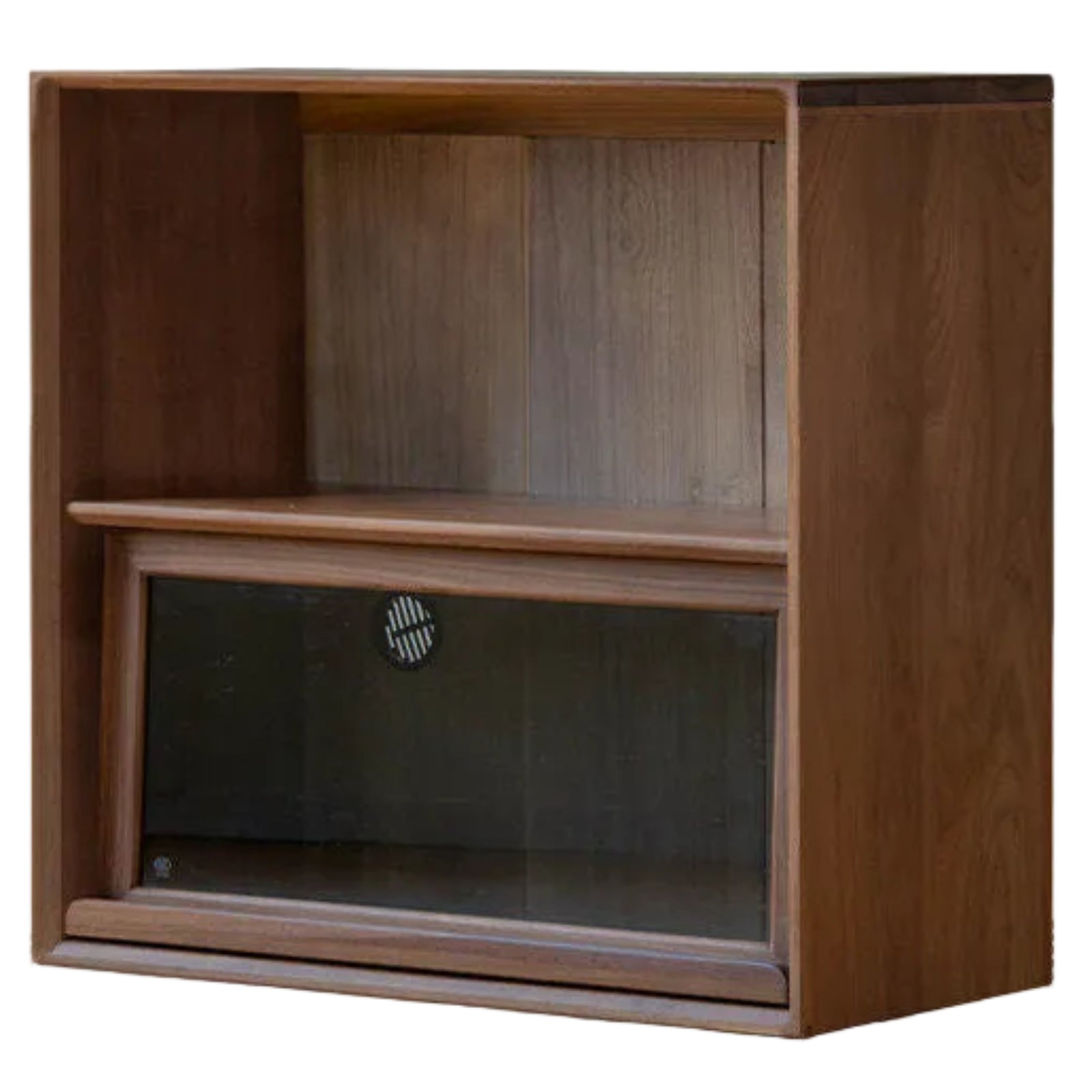 Sandalwood, Oak, Black Walnut, Ash Solid Wood Light Luxury Style Module Bookcase