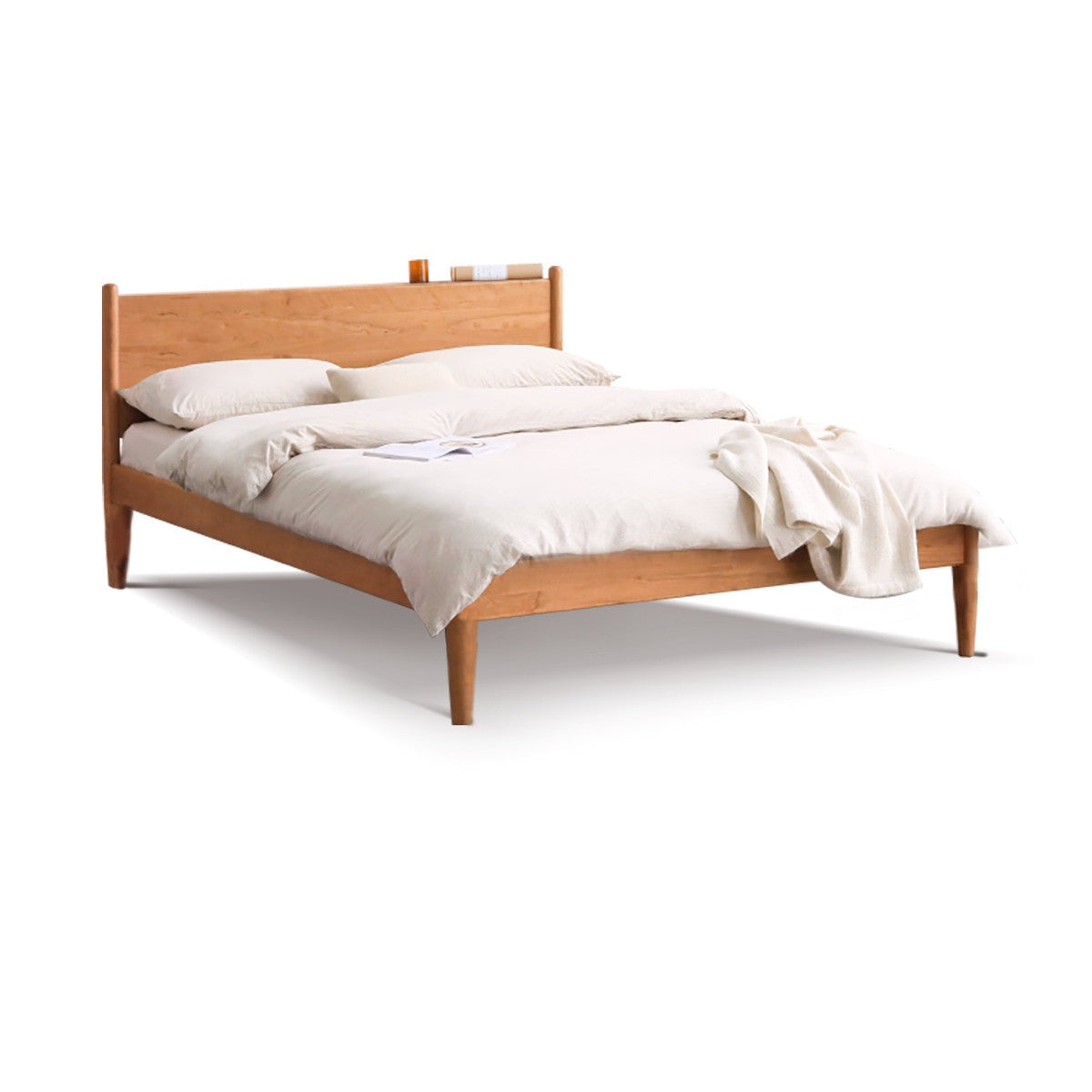 Oak, Black Walnut, Сherry Wood Bed