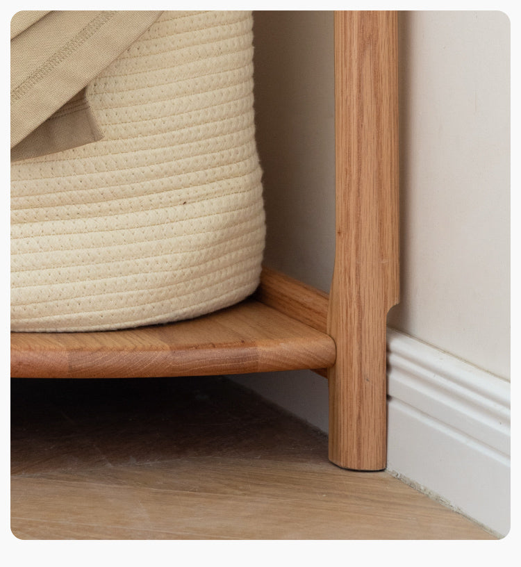 Oal solid wood corner hanger rack**