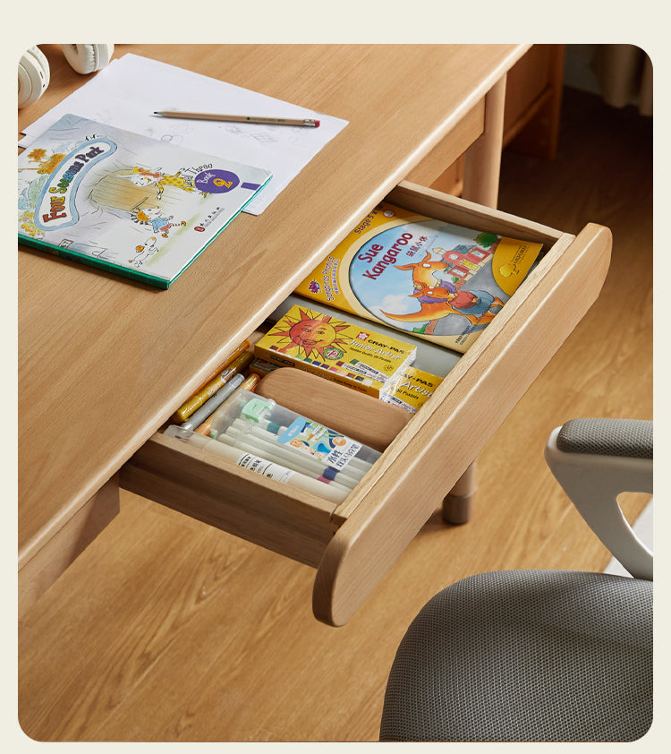 Beech Solid Wood Children's Study Table.