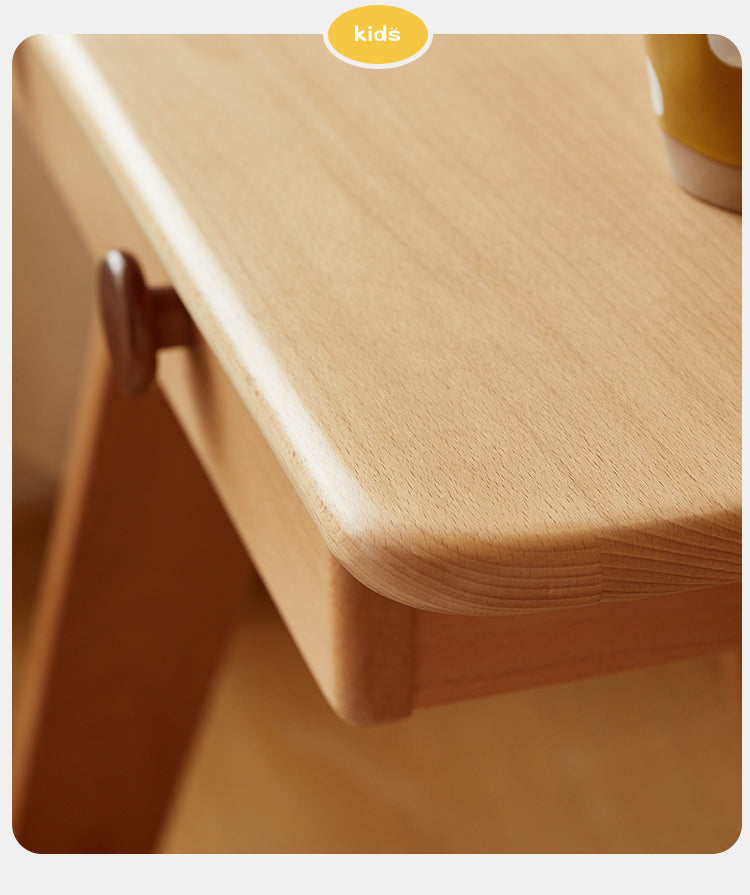 Beech Solid Wood Pure Children's Desk