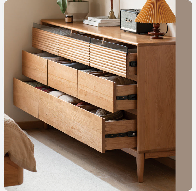 Cherry Solid Wood Chest Of Drawers