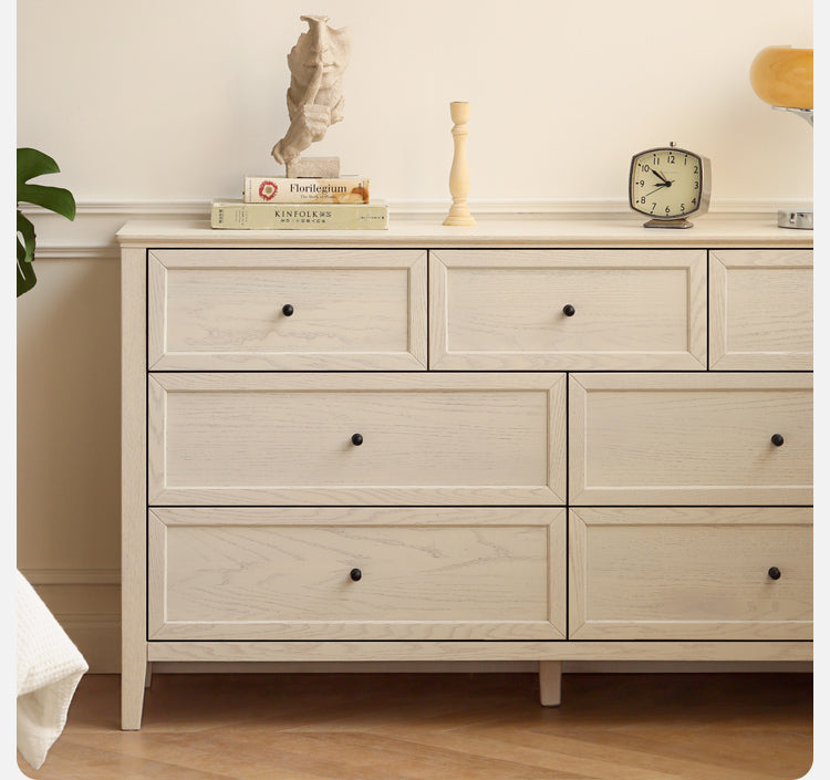 Oak Solid Wood American Style Chest of Drawers