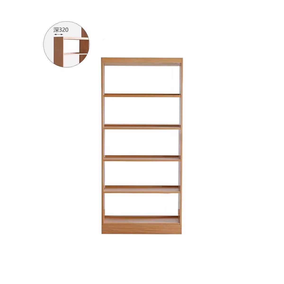 Floor To Ceiling Bookshelves Oak solid wood"