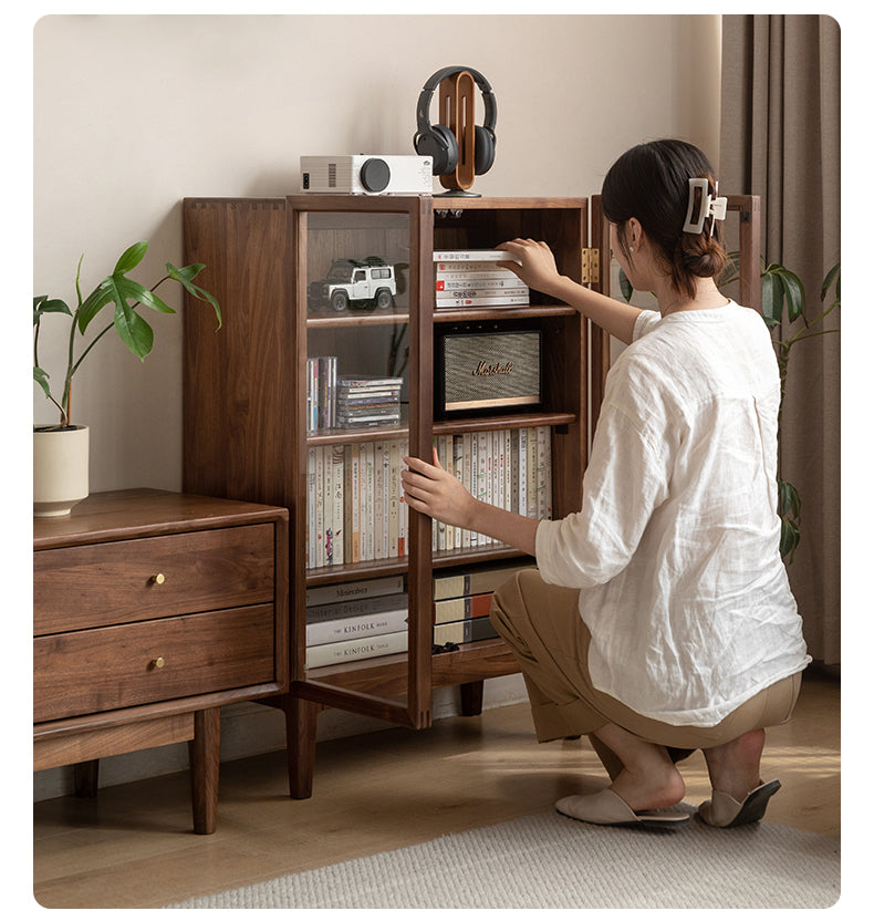 Black Walnut, Ash Solid Wood Dining Sideboard