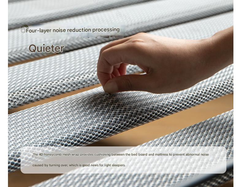 Fabric Genuine Leather Soft Bed Puff Cream Style with Light Bed