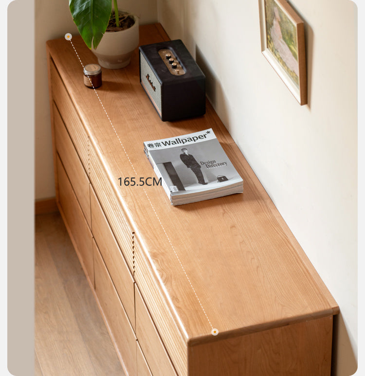 Cherry Solid Wood Chest Of Drawers