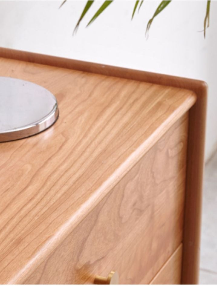 Cherry Solid Wood Chest Of Drawers