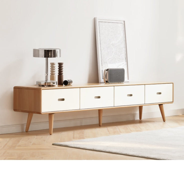 European Beech solid wood TV cabinet"+
