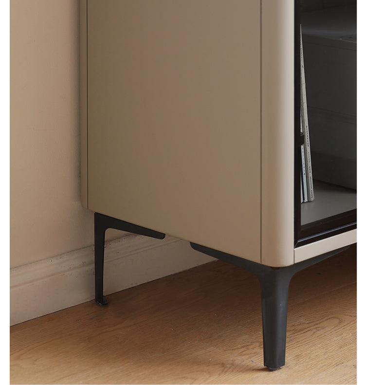 Tulipwood Solid Wood Wine Cabinet, Display Cabinet Glass Door Light Luxury