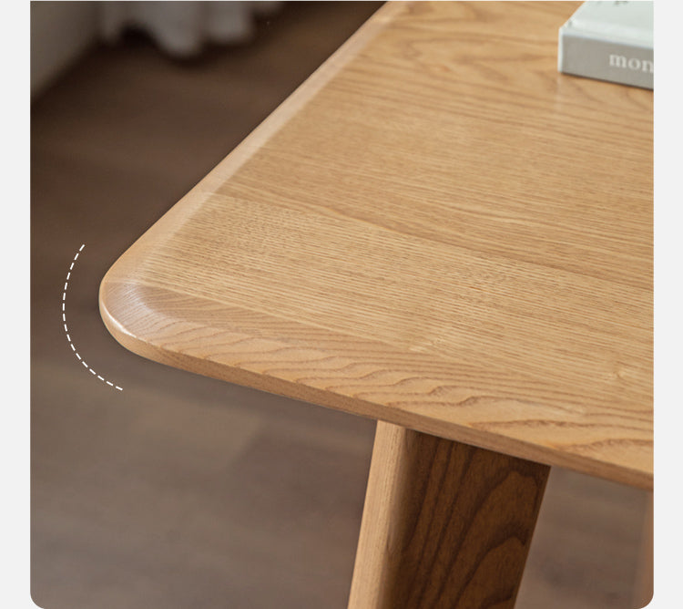 Oak, Ash Solid Wood Dining Table