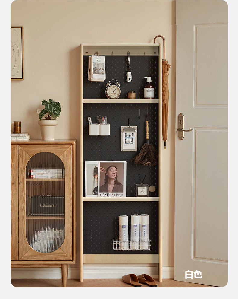 Oak Solid Wood Ultra-thin DIY Side Cabinet