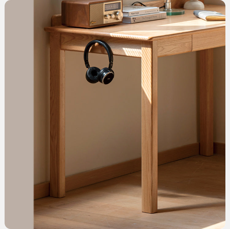 Oak, Beech Solid Wood Office Desk