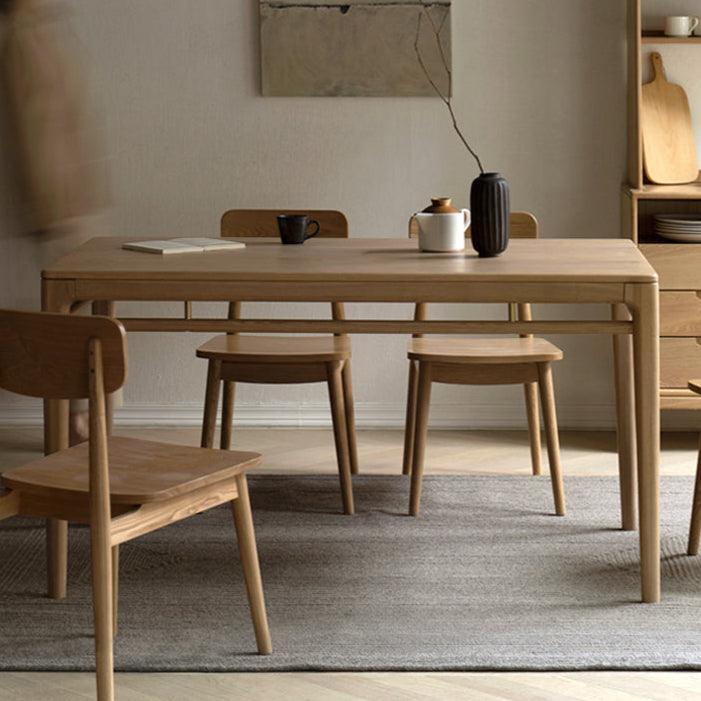 Ash Solid Wood Small-sized Modern Office Desk