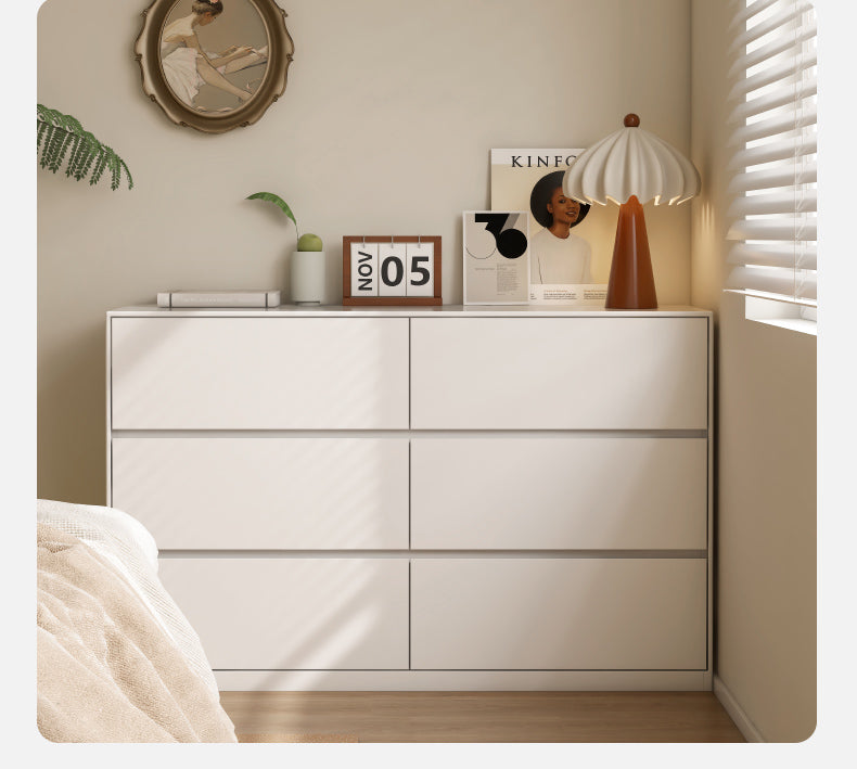 Poplar Solid Wood Cream Style Telescopic Dressing Table.