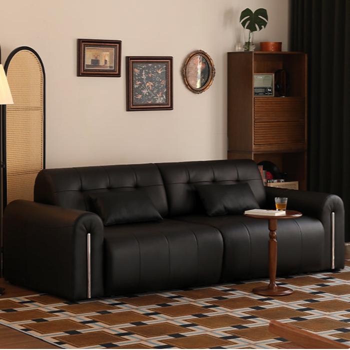 Fabric Electric Italian Style Sitting and Sleeping Sofa.