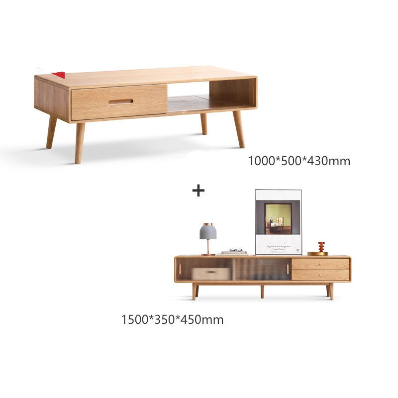 Coffee table North American OAK solid wood"