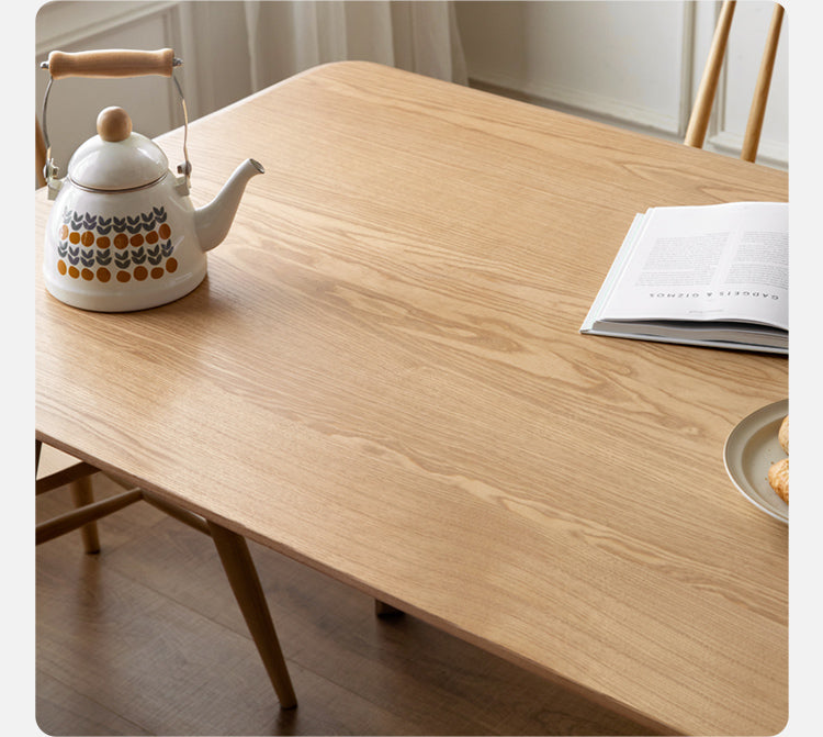 Oak, Ash Solid Wood Dining Table