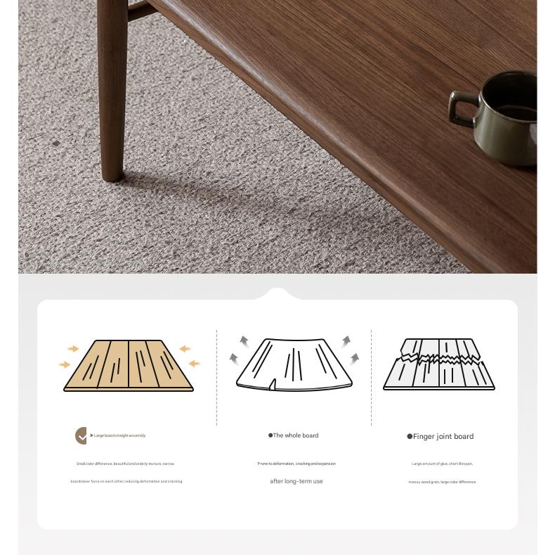 Black Walnut Solid Wood Long Bench