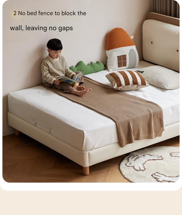 Organic Leather Children's Soft Bag Boy and Girl Bed