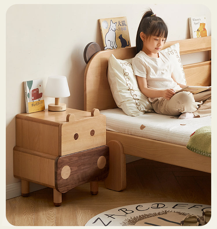 Beech Solid Wood Creative Сhildren's Nightstand