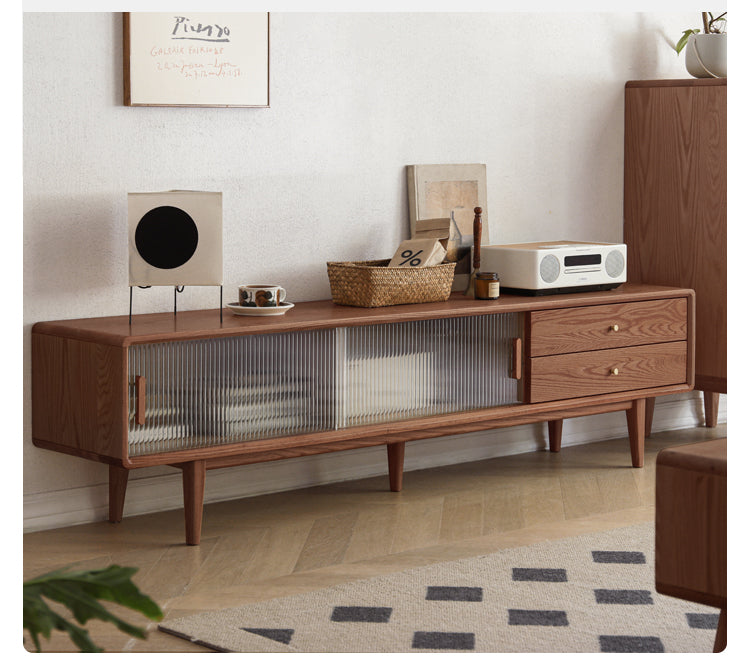 Oak Solid Wood TV Stand
