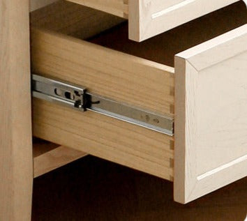 Rubberwood, Oak Solid Wood American Style Chest of Drawers