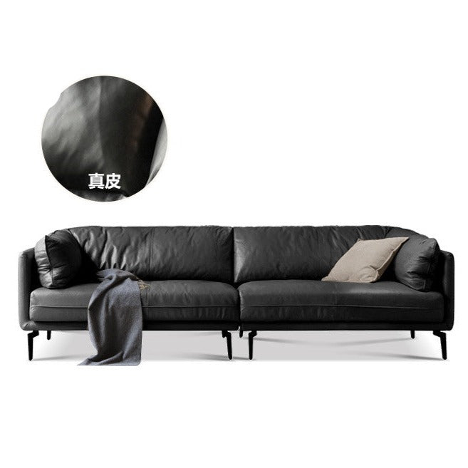 First layer cowhide art sofa ,Tech Fabric sofa Italian style+