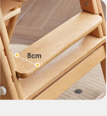 Beech solid wood baby lifting dining chair"+