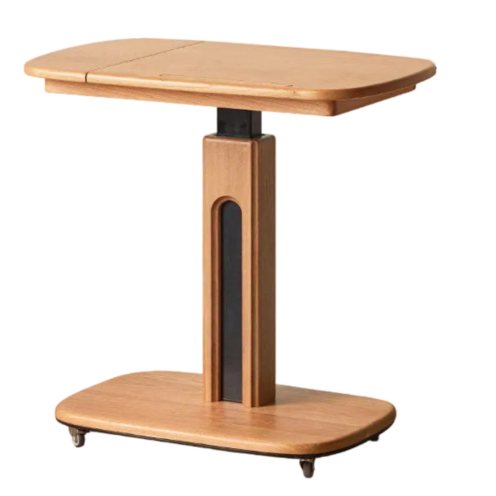 Cherry, Oak Solid Wood Lift Side Table