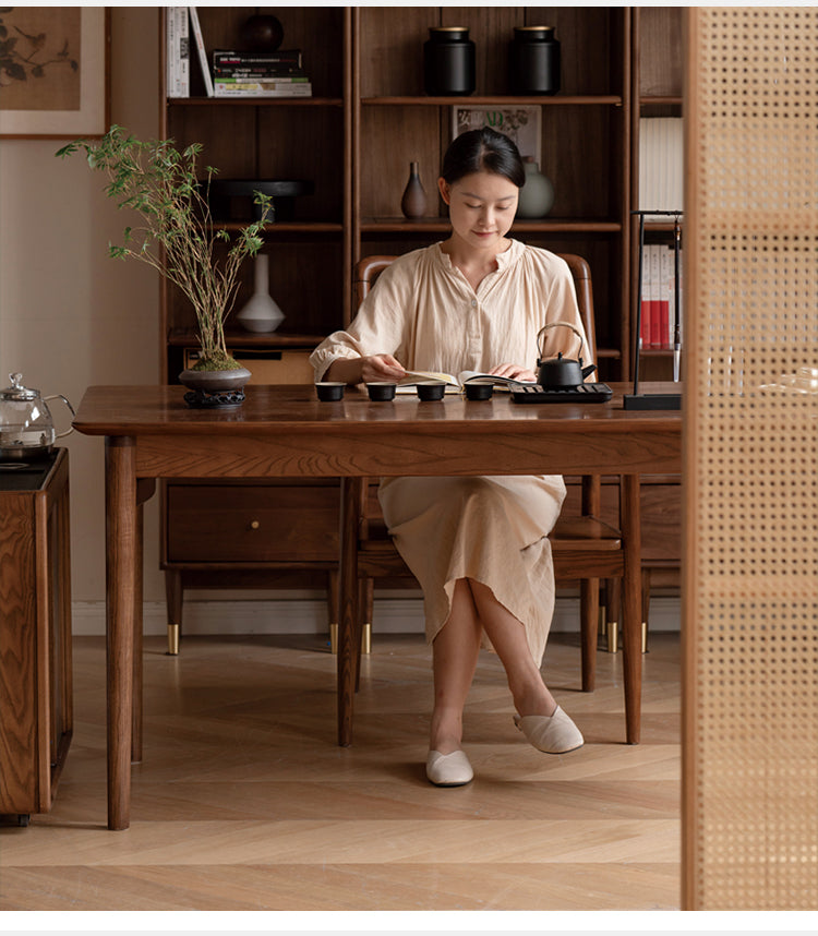 Ash Solid Wood Modern Tea Table