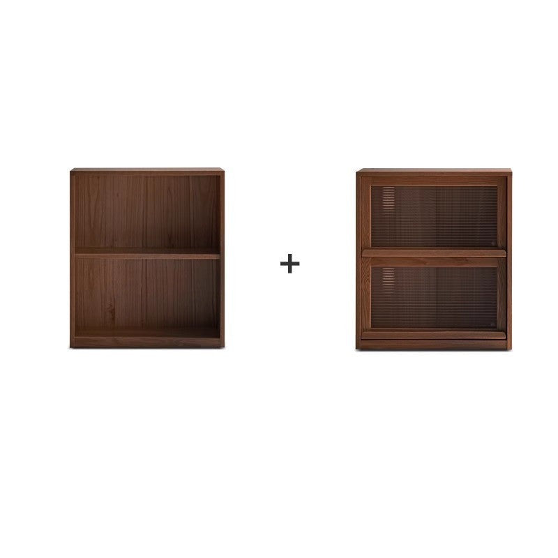 Combination bookshelf , floor shelf Oak solid wood"