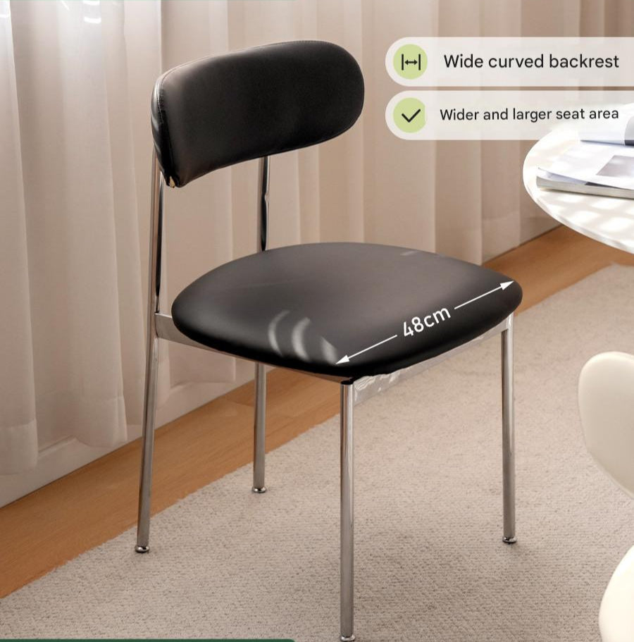 Iron Dining Chair Home Simple Soft Chair