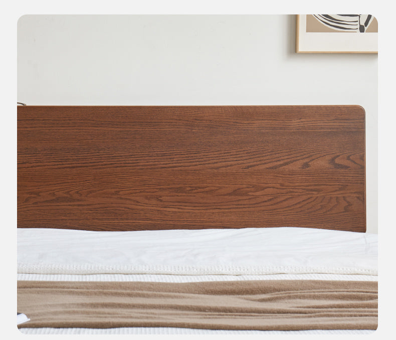 Black Walnut, Oak Suspended Luminous Box Bed