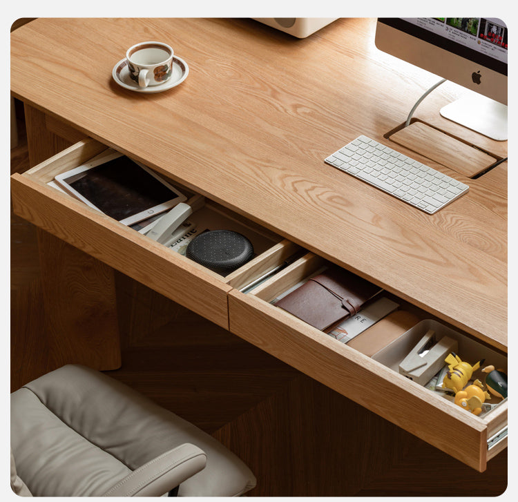 Oak Solid wood office/study/dinner large table"