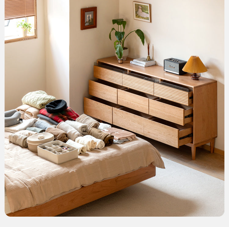 Cherry Solid Wood Chest Of Drawers