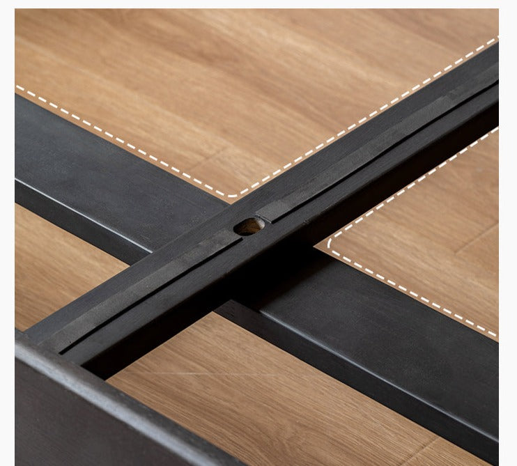 Oak Solid Wood Luminous Suspended Bed