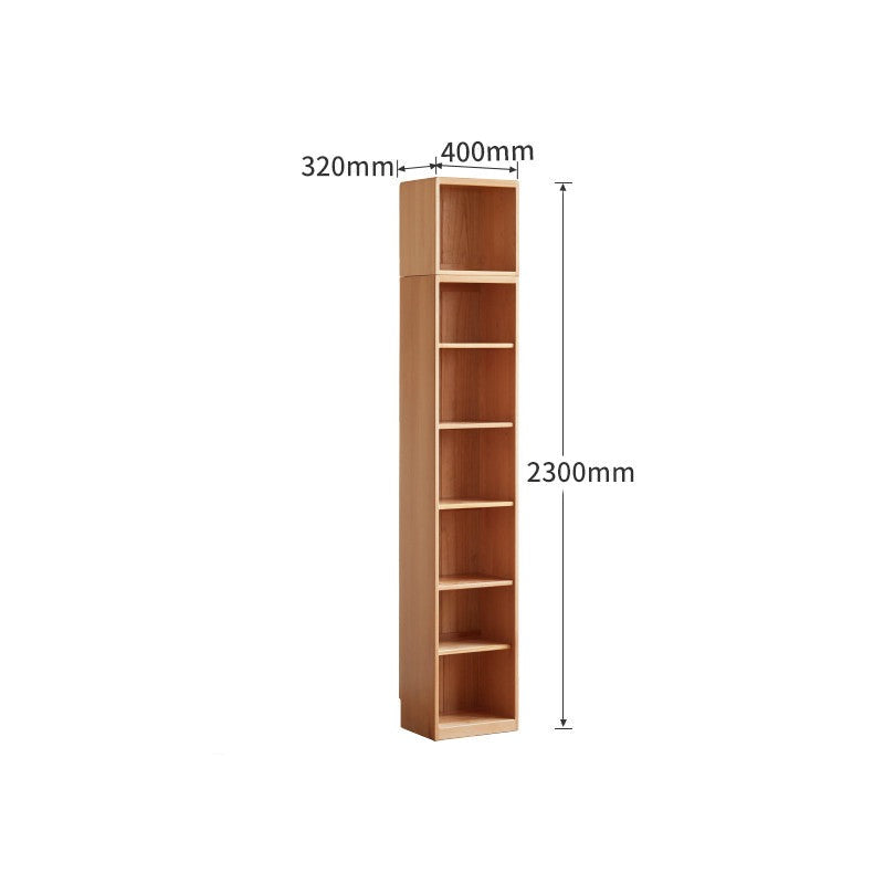Beech Solid Wood Bookcase Combination Cabinet