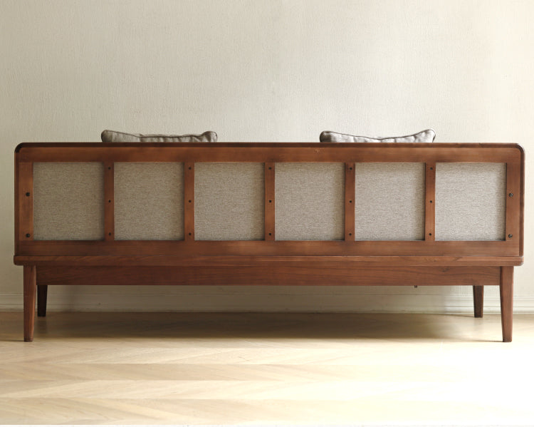 Black Walnut, Ash Solid Wood Sitting Sofa new Chinese Style.