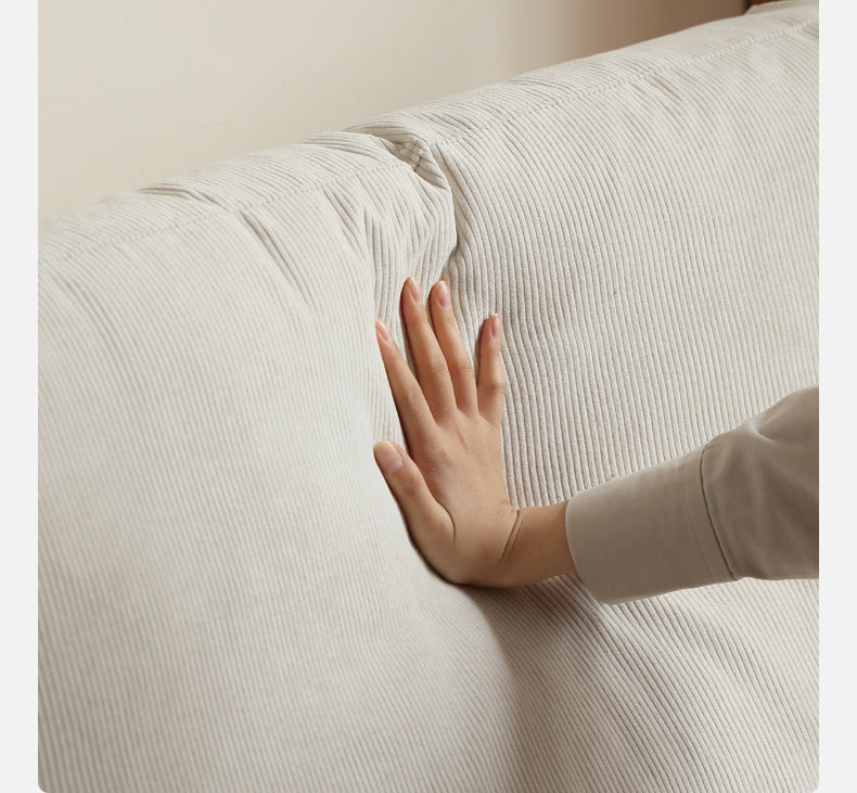 Oak Solid Wood Corner Down Sofa Japanese Style.