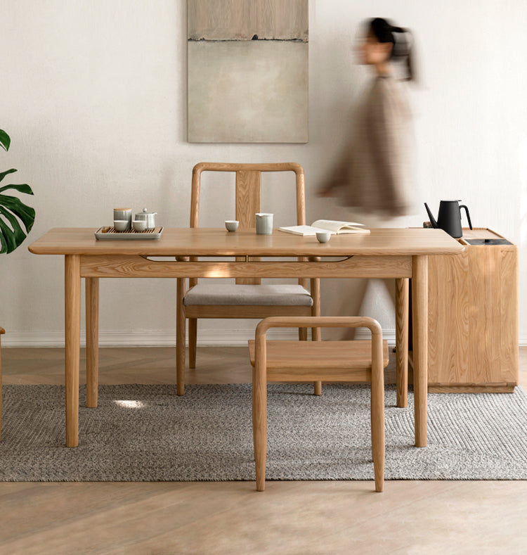 Oak, Ash Solid Wood Tea Maker Integrated Tea Table