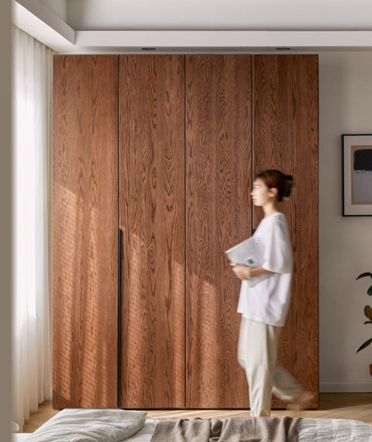 Oak Solid Wood Wardrobe.