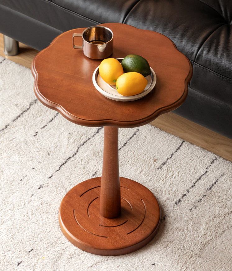 Poplar Solid Wood French Side Table