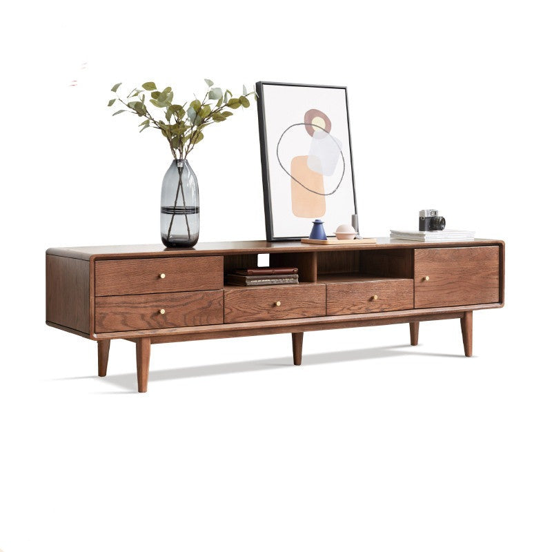 Oak Solid Wood Nordic Modern TV Stand