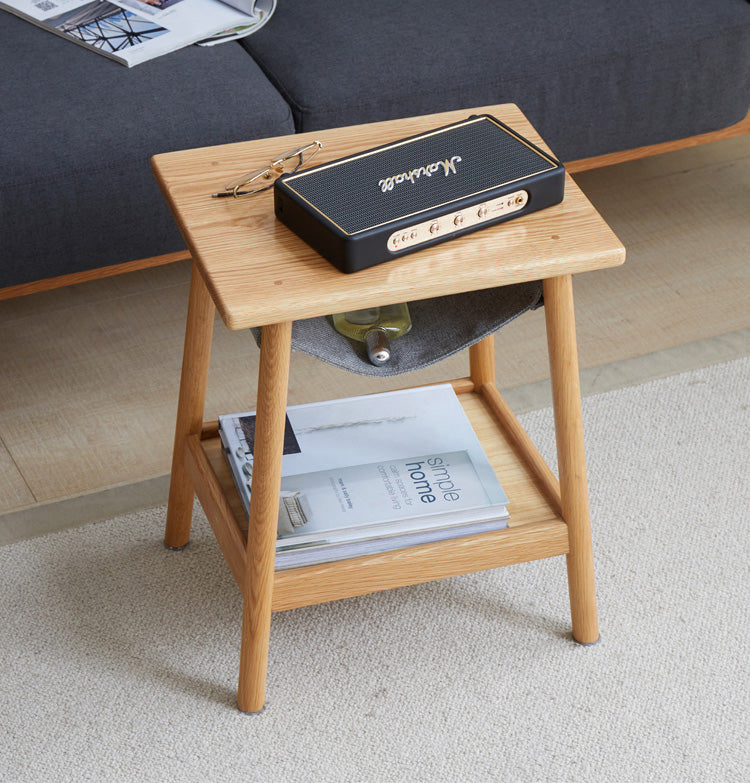 Oak Solid Wood Modern Nordic Side Table