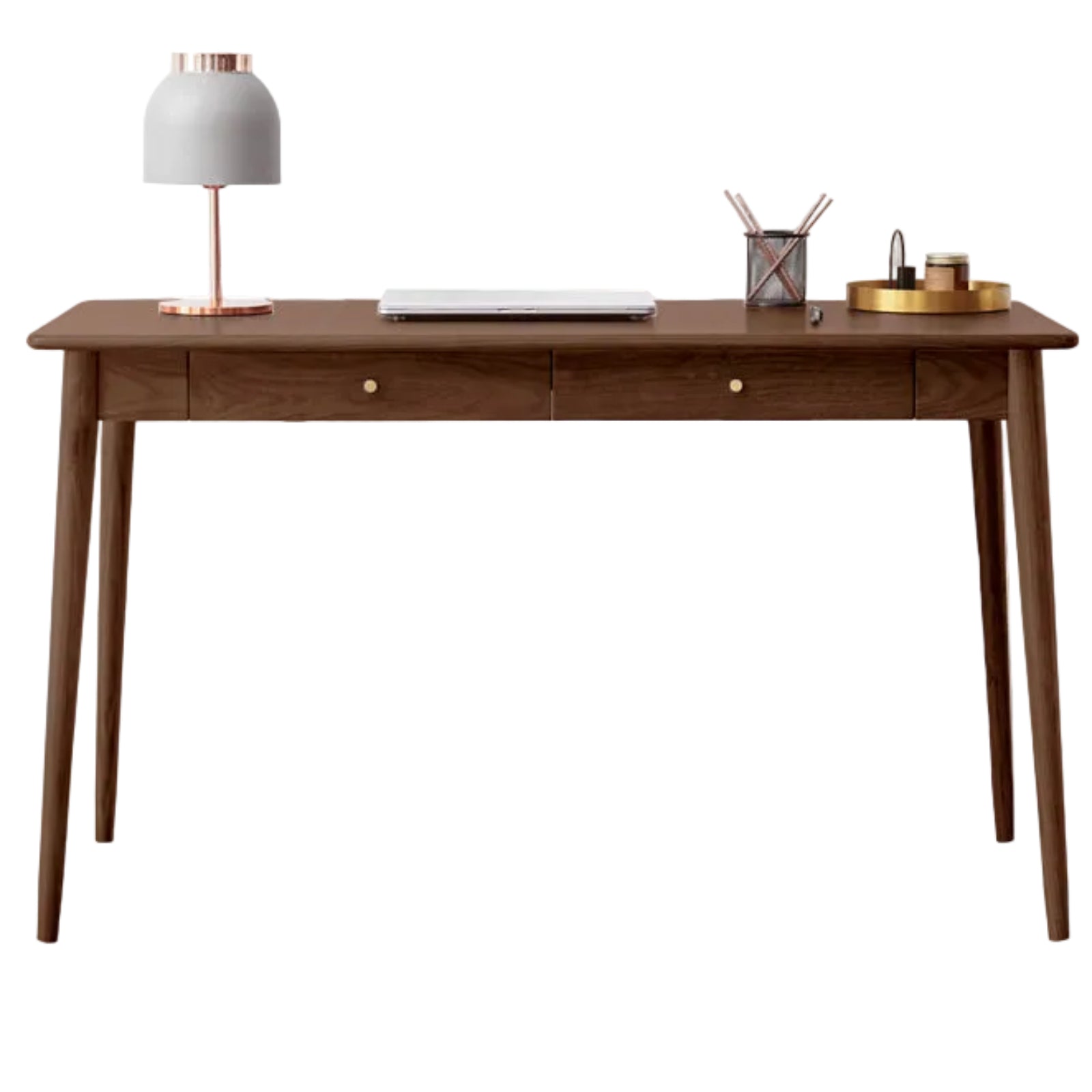 Solid Longan Hardwood, South American Walnut, Black Walnut Solid Wood Office Desk